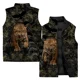thumbnail image 2 of Chaleco sin mangas cómodo y elegante para hombre Chaquetas de invierno con estampado de leopardo modernas y versátiles para hombre Chaleco cortavientos, 2 of 5