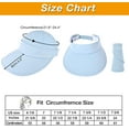 thumbnail image 4 of Ponytail Sun Hats for Women, 2 in 1 Zip-Off Uv Protection Wide Brim Beach Hat Sun Visors, 4 of 7