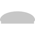 thumbnail image 5 of Ekena Millwork 56"W x 20-7/8"H x 2-3/4"P Elliptical Smooth Architectural Grade PVC Combination Pediment, 5 of 7
