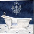 thumbnail image 2 of Great Art Now Navy Blue Bath by Cynthia Coulter 2 Piece Canvas Art Set Each 14W x 14H, 2 of 4