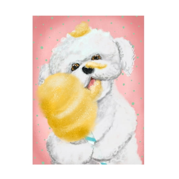 Canvas Wall Art - Christine Rotolo 'Doggie Treats 2' Wall Art for Living Room, Bedroom, or Office Décor by Trademark Fine Art - 14 x 19 Inches