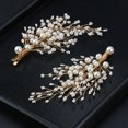 thumbnail image 1 of unbranded 1Par Adornos Dorados Para Con Detalles Exquisitos Ideal Para Bodas Y Uso Diario, 1 of 6