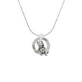 thumbnail image 2 of Delight Jewelry Silvertone Elephant Joy Ring Charm Necklace, 18", 2 of 4