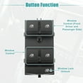thumbnail image 3 of Unique Bargains Front Left Driver Side Master Power Window Switch for Buick Verano 2012-2014 20838852 DWS1573 Black, 3 of 7