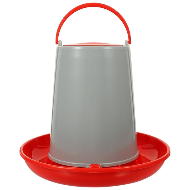 Plastic Chicken Duck Feeding Trough Practical Poultry Food Trough