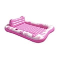 thumbnail image 1 of lionlar Inflatable Float Bed Multipurpose Pool Lounger Raft for Holiday Party Summer Pink, 1 of 9