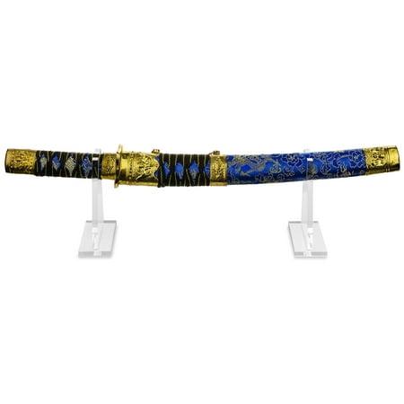 United Sword Display Stand - Deluxe Clear Acrylic Horizontal Table Top Sword Display Stand (A091-SS-TT)