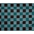 thumbnail image 4 of oneOone Polyester Lycra Dark Teal Green Fabric Gingham Check Craft Projects Decor Fabric Printed By The Yard 56 Inches Wide, 4 of 4