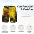 thumbnail image 5 of Lsque Mens Swim Trunks Cactus Flowers Pattern - Bathing Suit Compression Liner - Beach Swim Shorts Swimwear - (S-3XL) - Stretch Quick Dry -Large, 5 of 9