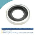 thumbnail image 3 of Uxcell M8 13.7x6.5x2.9mm Carbon Steel NBR Bonded Sealing Washer Gasket 10 Count, 3 of 5
