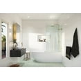 thumbnail image 3 of Albedo 34 in. x 58 in. Fully Frame Glass Bathtub Shower Door, 3 of 7
