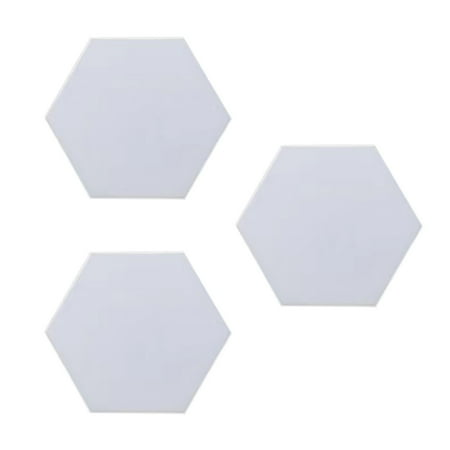 

IMossad Hexagonal Wall Lamp Set - 3-Piece RGB Panel with Smart App and Music Sync - Honeycomb-Shaped Modular LED Lights for Gaming Home Decor Living Room and Bedroom