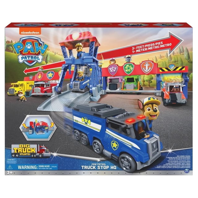 Playset Paw Patrol Spin Master Autopista de Rescate Truck Stop HQ