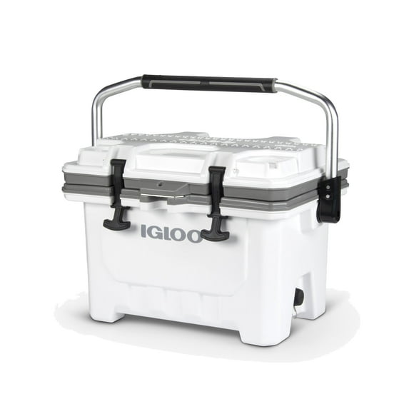 Igloo 00049829 IMX 24 Qt. Heavy Duty Injected Molded Construction Cooler, White