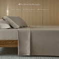 thumbnail image 6 of MooMee Sheet Set Queen 600TC 100% Long-Staple Cotton Silky Sateen Smooth Luxury 4pcs(Tannish Grey), 6 of 6