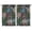 Hawaiian Palm, variant on Hawaiian Beachy Vibes 2-Pack Kitchen Curtains, 42x63 Inch Colorful Exotic Leaf Print Semi-Sheer Rod Pocket Curtains for Small Windows