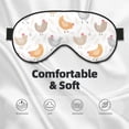 thumbnail image 3 of Salouo Funny Chicken Pattern Sleep Mask,Sleep Eye Mask & Blindfold Eye Sleep Shade Cover with Elastic Strap Soft Eye Cover Eyeshade for Night Sleeping Travel & Nap, 3 of 7