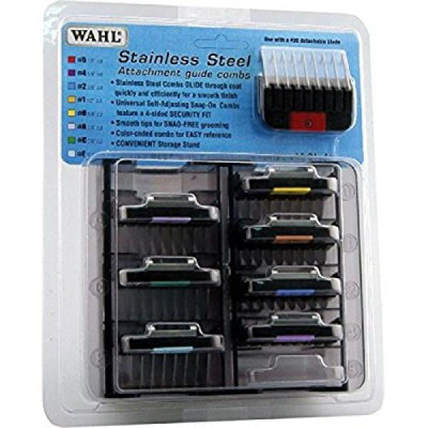 wahl professional animal stainless steel guide combs
