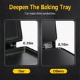 thumbnail image 3 of Sandwich Maker With Non-stick Deep Grid Surface For Egg  Ham Steaks Compact Electric Grill Tostadora De Pan Black Etl Certificated Roy, 3 of 9