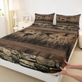 thumbnail image 3 of Homewish Rustic Mallard Duck Twin Sheet Set (3-Piece) country Farmhouse camouflage For Boys, 3 of 7