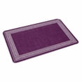 thumbnail image 2 of Dark Purple Retro Greek Key Door Mat&nbsp;Indoor Outdoor Entrance,Non Slip Small Rug for Kitchen Bathroom Entryway Rug,Geometric Greece Ancient Farmhouse Washable Doormat Floor Mat 16x24 Inch, 2 of 8