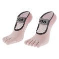 thumbnail image 1 of Ofertas Únicas 1 Par de Calcetines de Cinco Dedos Antideslizantes Clásicos para Mujeres Rosa, 1 of 6