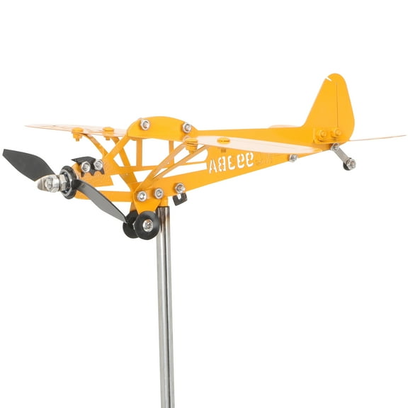 Garden Lights Outdoor Solar Power Airplane Windmill Decoration Beautiful Child