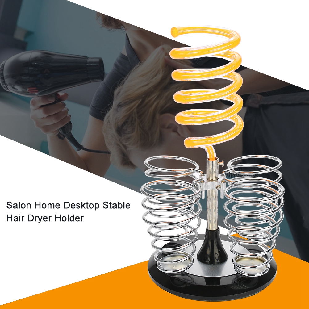 OTVIAP Stainless Steel Base Colorful Desktop Stable Acrylic Hair Dryer