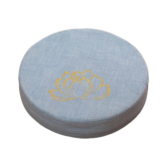 Cojín de Meditación para Yoga con Funda Extraíble, Esterilla Tatami Japonesa, Accesorios de Meditación, Almohada de Suelo para Yoga, Sala de Estar, Re 6cm Sunnimix Cojín del asiento