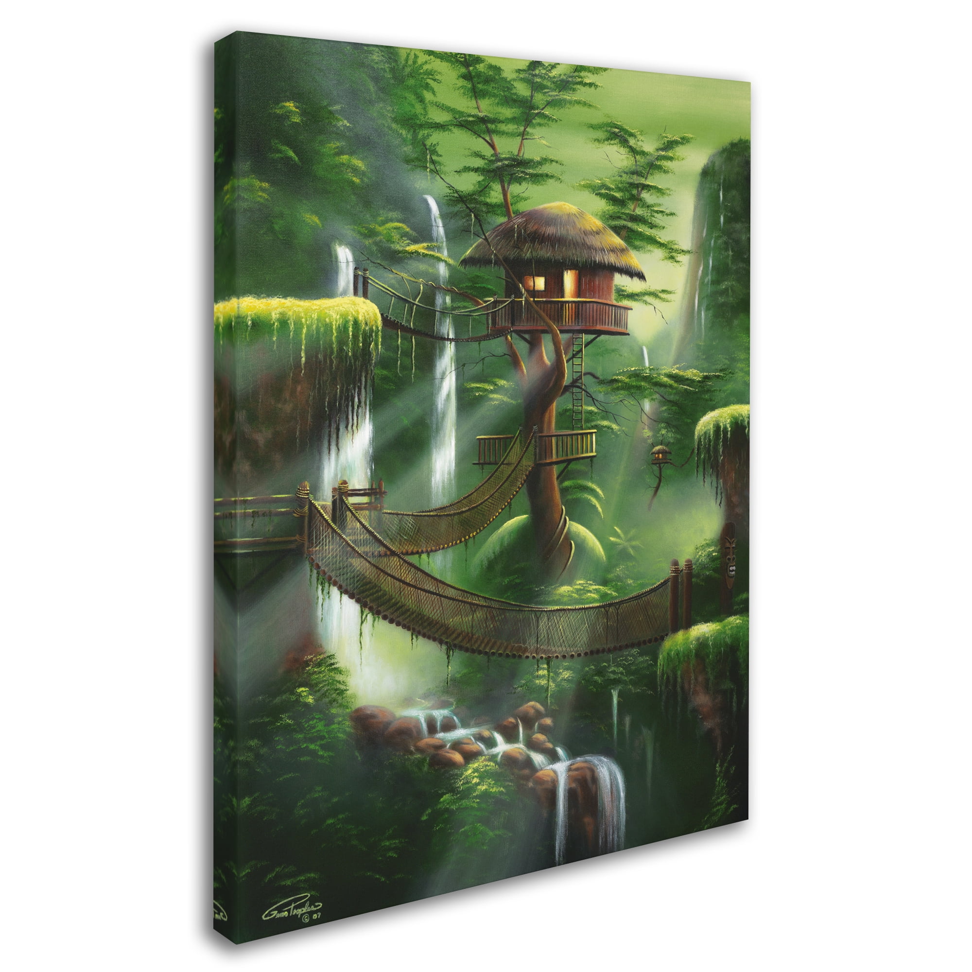 Trademark Fine Art 'Lofty Perch Sequel' Canvas Art by Geno Peoples