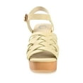 thumbnail image 6 of Journee Womens Addisyn Woven Detail Clog Sandals, 6 of 8