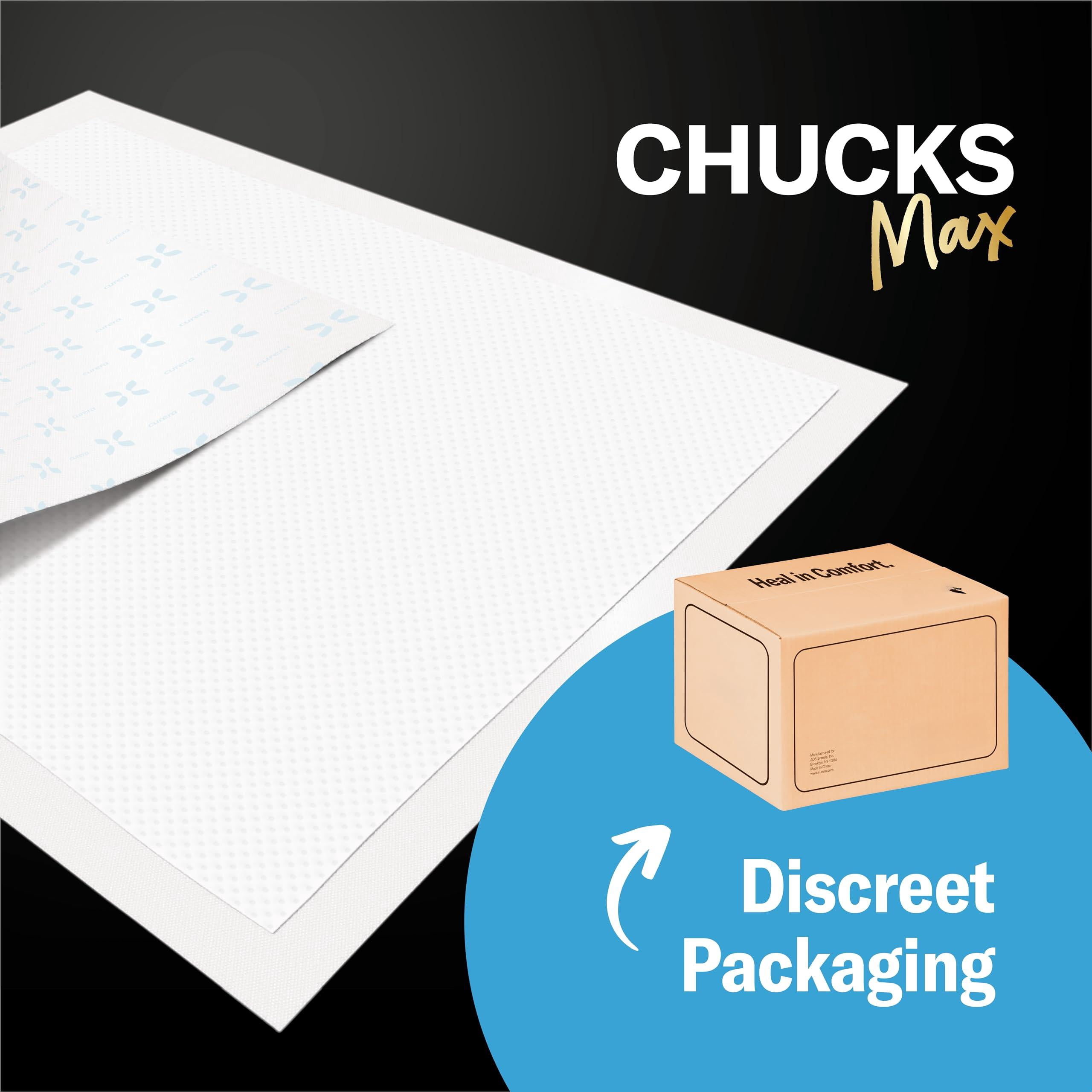 Chucks Max Bed Pads Disposable Adult 36 X 36 Breathable - Xxx-large Pee For Adults Heavy Duty 10x Absorbency Underpads 400 Lbs. Repositioning [20 Count]