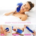 thumbnail image 2 of Miangastore 4 Pcs Mesh Exfoliating Nets African Mesh Sponge Bath Exfoliating Shower Washers Skin Smoothers for Daily Use, 2 of 8