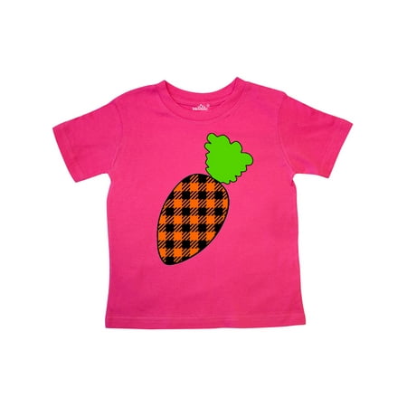

Inktastic Orange Easter Carrot in Plaid Gift Toddler Boy or Toddler Girl T-Shirt