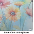 thumbnail image 4 of Gerbera Daisies in Watercolor Glass Cutting Board Large 12 in x 15 in, 4 of 5