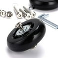 Luggage Suitcase Replacement Wheels Rubber Swivel Caster Wheels