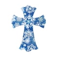 thumbnail image 1 of DIY colgantes de cruz arte artesanal copo de nieve Santa Claus conjunto de mosaico de una cara Hugtrwg Para estrenar, 1 of 9