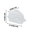 thumbnail image 3 of Vwrxbz Cake Box Triangular Disposable Sandwich Container with Lid 100 Sets PET Clear Food Packaging Box, 3 of 9