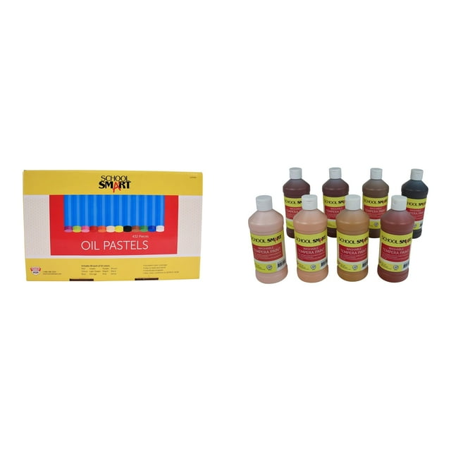 Set de 432 pasteles al óleo Casafoyer de Art Supplies y pinturas al temple, juego de 8