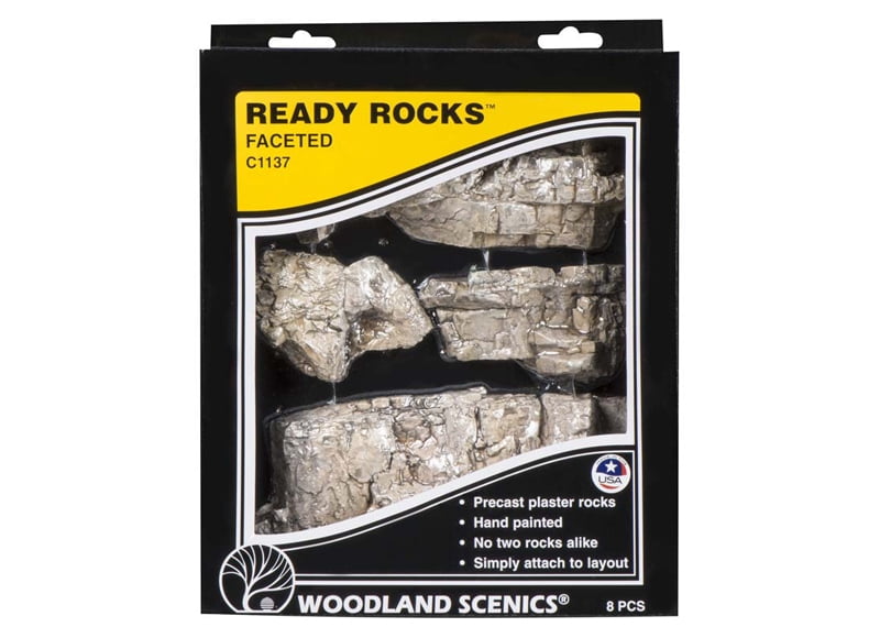 Woodland Scenics C1137 Ready Rocks Faceted Rocks WOOC1137