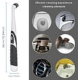 thumbnail image 5 of 4in1 Electric Sonic Scrubber Cleaning Brush with 4 Replacement Heads Dirt Oil Dust Household Brush for Tub Bathroom Kitchen, 5 of 8