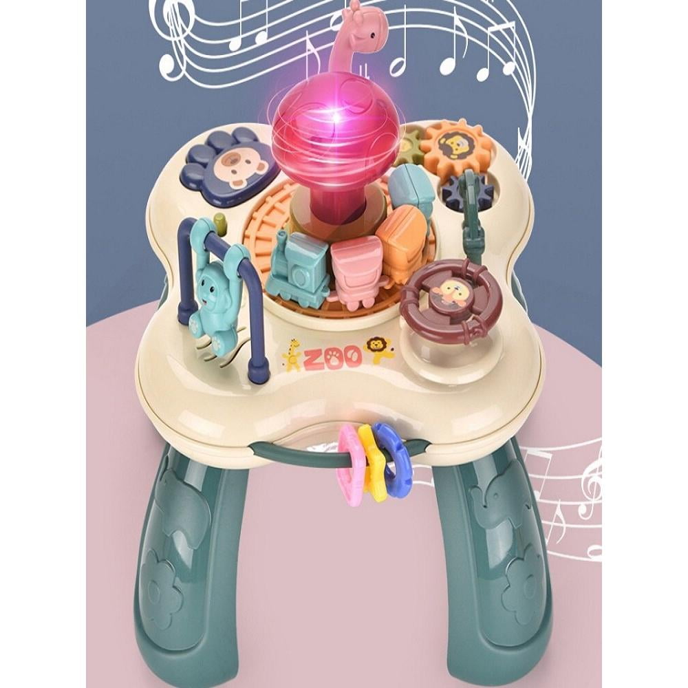 Baby Activity Table Baby Musical Learning Toy ,Foldable Activity Desk
