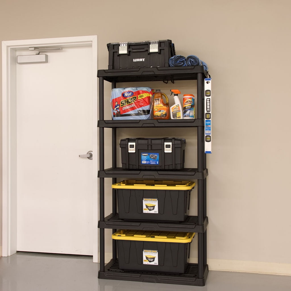 Buy HART 5 Tier 18" x 36" x 72" Ventilated Plastic Shelves 750lb