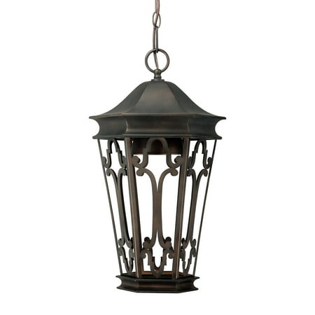 Bronze Outdoor Hanging Lantern - Capital Lighting Dark Sky Old Bronze 1 Light Outdoor Hanging Lantern