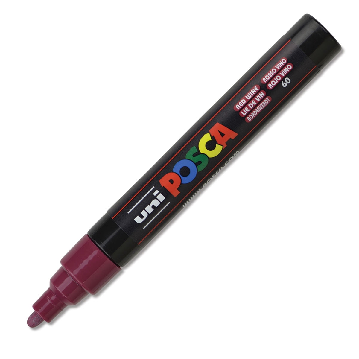 UniPosca Paint Marker Red Wine, Bullet Tip, 2.5 mm