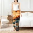 thumbnail image 4 of Naloa Serene Ocean Sunset Pajamas Pants for Women, Lounge for Women,Women’s Pajama Lounge Pants-Small, 4 of 6