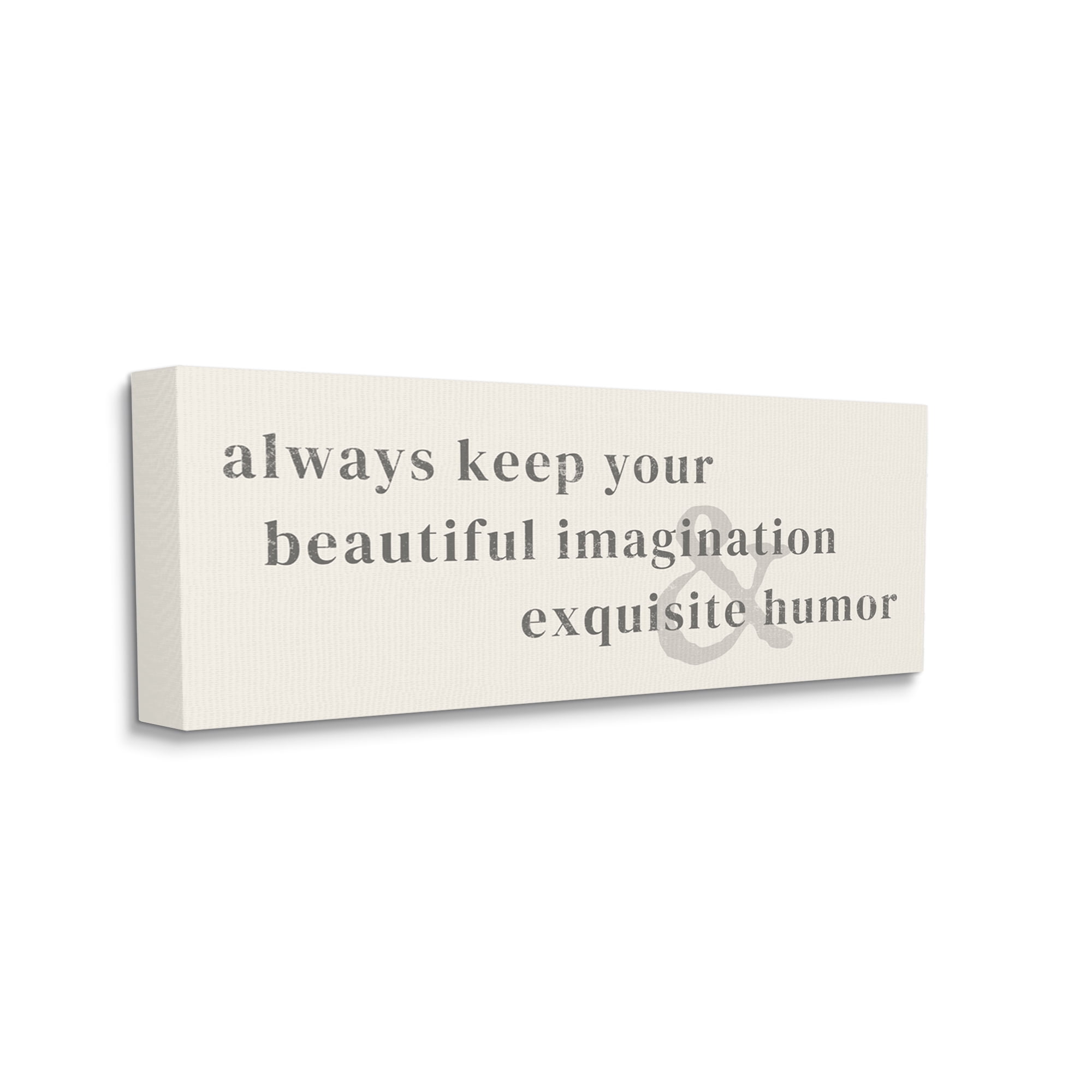 Stupell Industries Encouraging Typography Quote Vintage Weathered Text Graphic Art Gallery Wrapped Canvas Print Wall Art, Design by Daphne Polselli