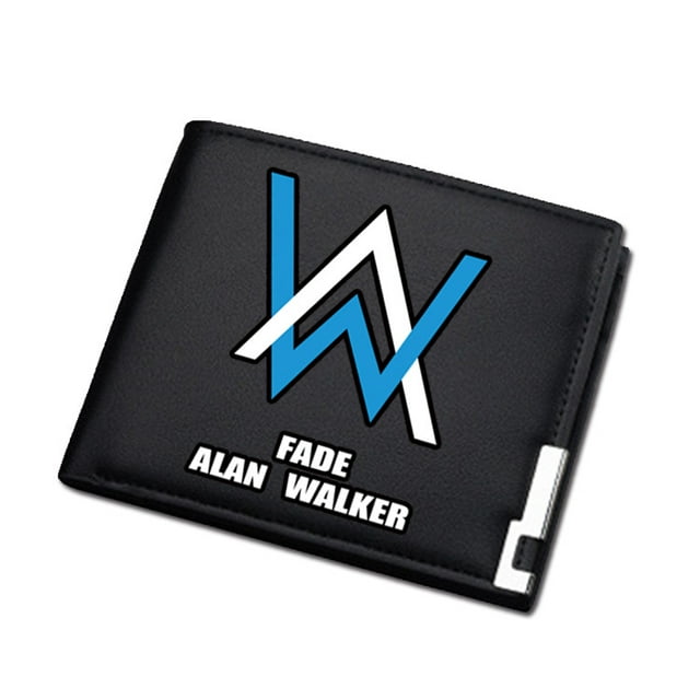 Wallet Fades, con personajes de anime de Alan Walkers, delgada y plegable