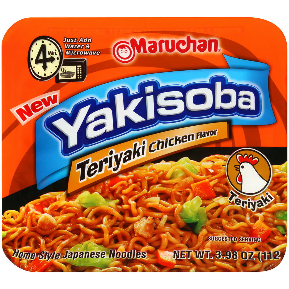 Maruchan Yakisoba Teriyaki Chicken Flavor Noodles, 3.98 oz - Walmart