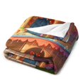 thumbnail image 3 of Cartoon Birthday Cake Soft Cozy Warm, Lightweight And Plush Flannel Throw Blankets - Perfect for Couch, Bed, Travel, 3 of 7